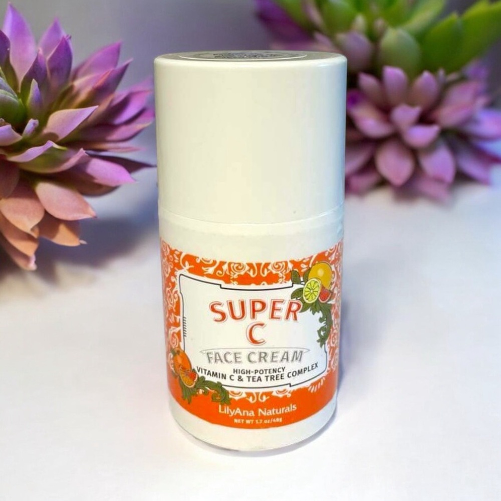 Lilyana Naturals, Super C Face Cream, 1.7 oz (48 g) BRAND NEW WITHOUT BOX! b032
